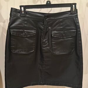 a loves a Jet black cargo skirt